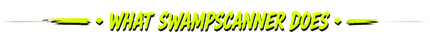 WHAT SWAMPSCANNER DOES